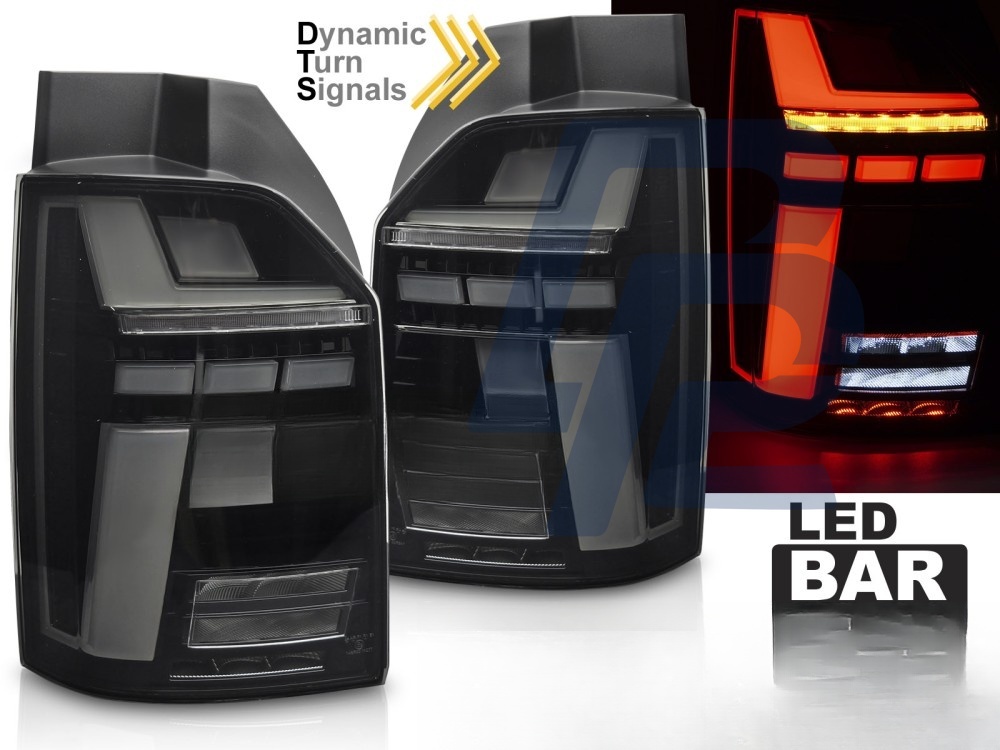 LED Bar Tail Lights Smoked Sequential for VW T6 2015–2019 / T6.1 2020–2024 - 6