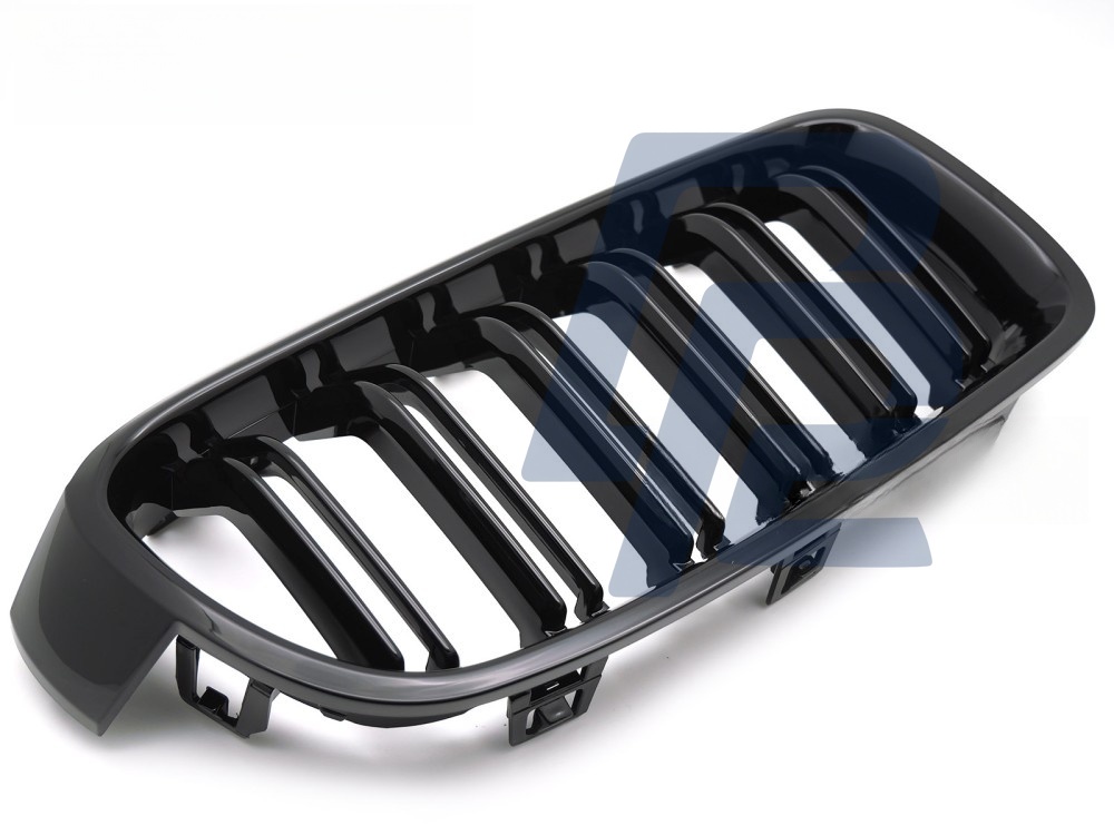 Grille Sport Gloss Black Double-Slat for BMW F30 / F31 2011–2018 - 6