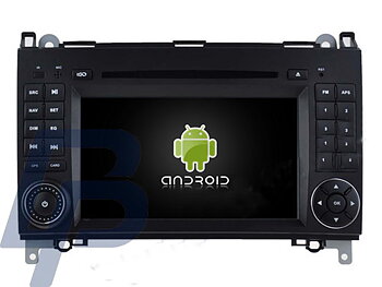 7" MERCEDES-BENZ A/B CLASS MODELLANPASSAD ANDROID 13 HUVUDENHET