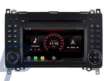 7" MERCEDES-BENZ A/B CLASS MODELLANPASSAD ANDROID 13 HUVUDENHET