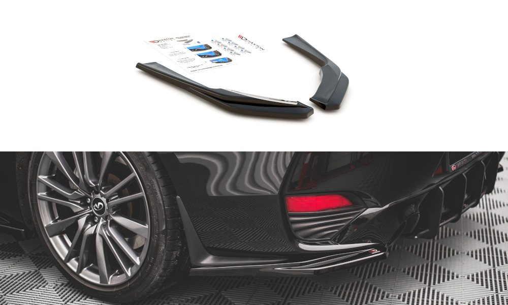 Rear Side Splitters Infiniti Q60 S Mk2 (2017-)