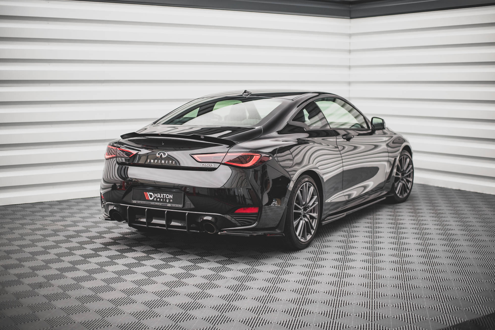 Rear Side Splitters Infiniti Q60 S Mk2 (2017-) - 2
