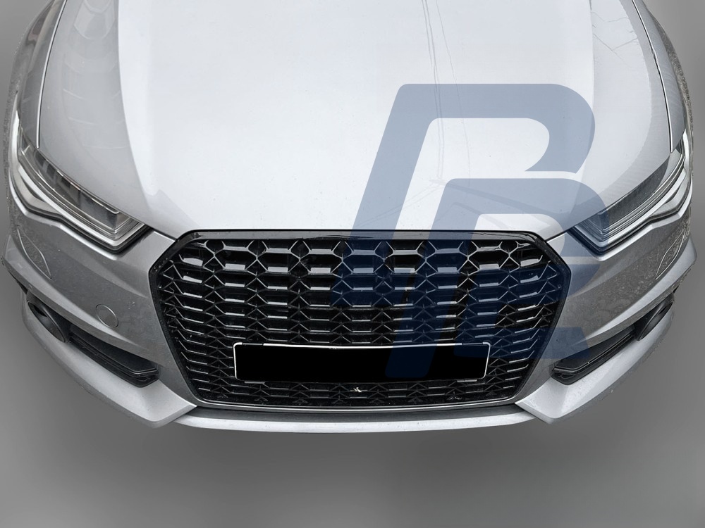 Grille Sport Gloss Black for Audi A6 C7 2014–2018 - 8
