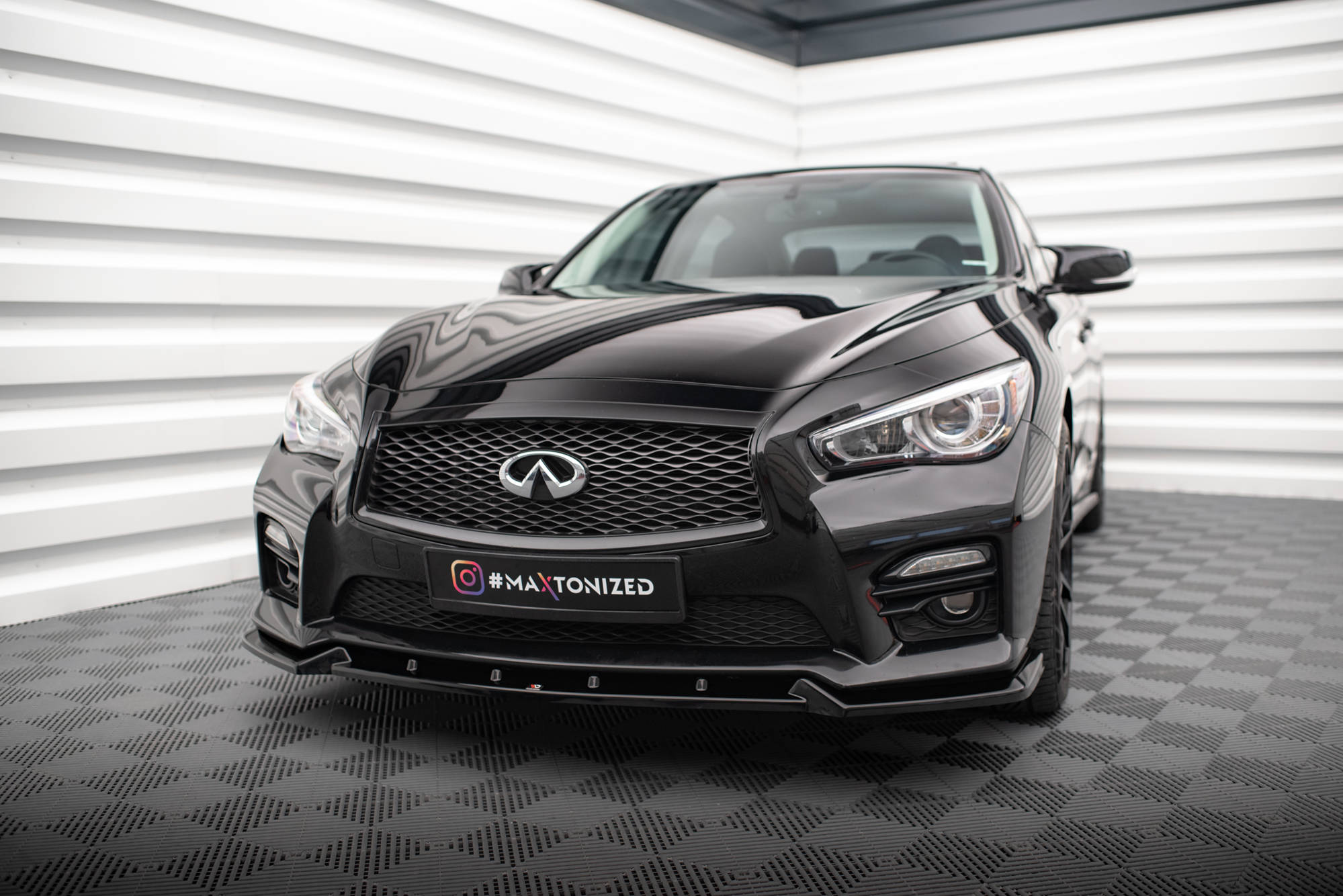 Front Splitter V.2 Infiniti Q50 S Mk1 - 4