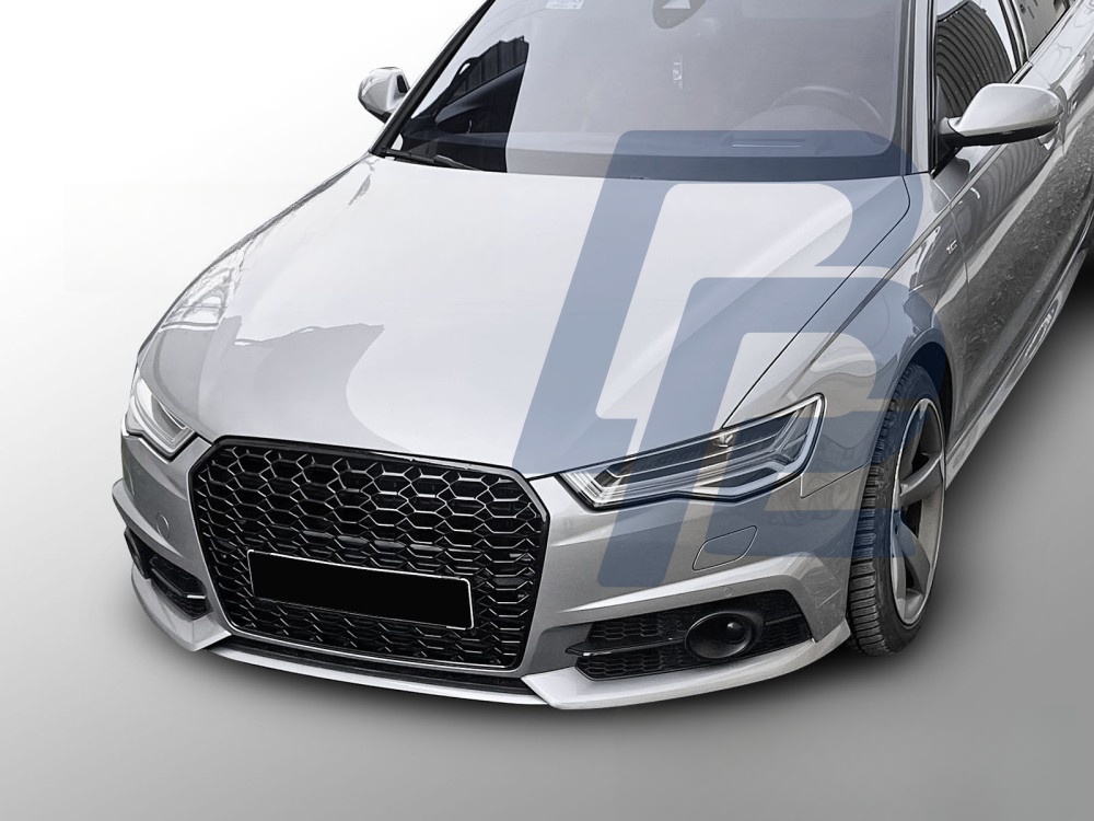 Grille Sport Gloss Black for Audi A6 C7 2011–2014 - 2