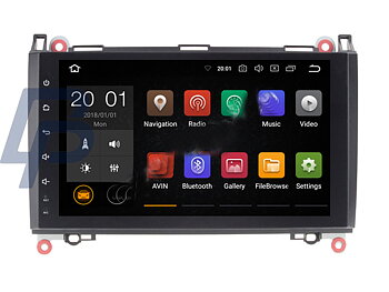 9" MERCEDES-BENZ A/B CLASS MODELLANPASSAD ANDROID 13 HUVUDENHET