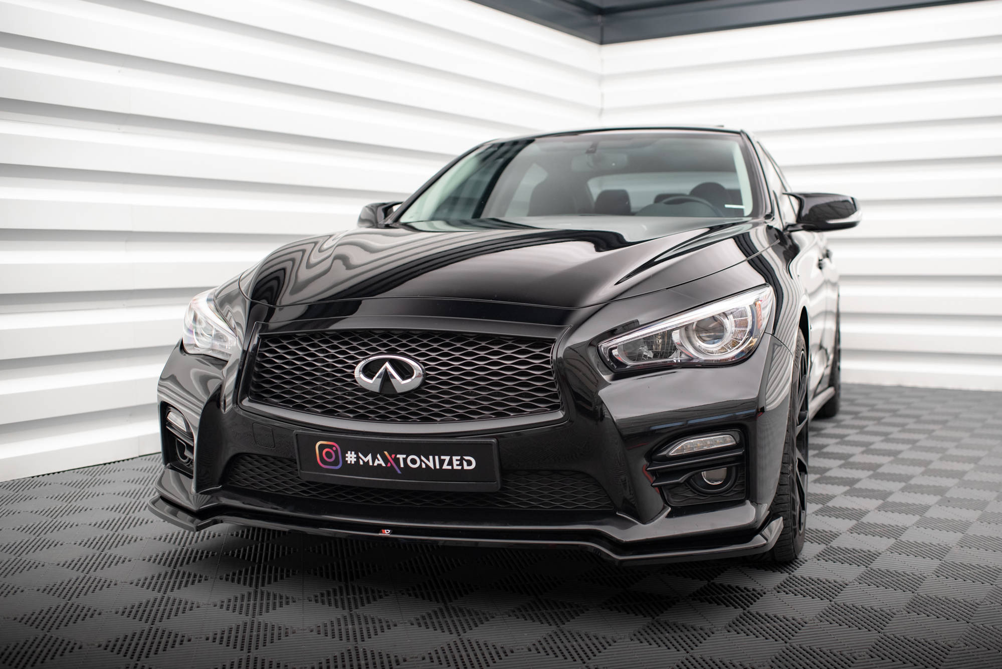 Front Splitter V.1 Infiniti Q50 S Mk1 - 3