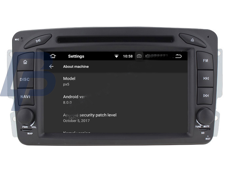 7" MERCEDES-BENZ C CLASS W203 ANDROID 13 HEADUNIT - 5
