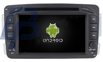 7" MERCEDES-BENZ C CLASS W203 MODELLANPASSAD ANDROID 13 HUVUDENHET