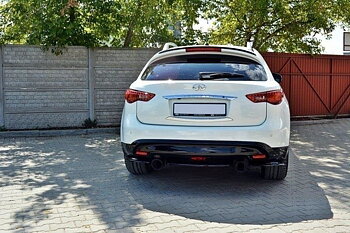 Central Rear Splitter Infiniti QX70