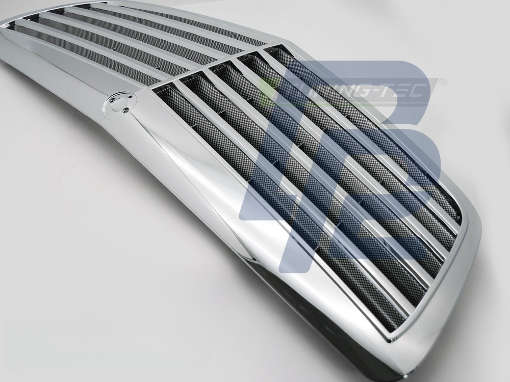 Grille Chrome-Carbon Look for Mercedes S-Class W221 2005–2009 - 5