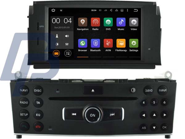 6.2" MERCEDES-BENZ C CLASS ANDROID 13 HEADUNIT - 2