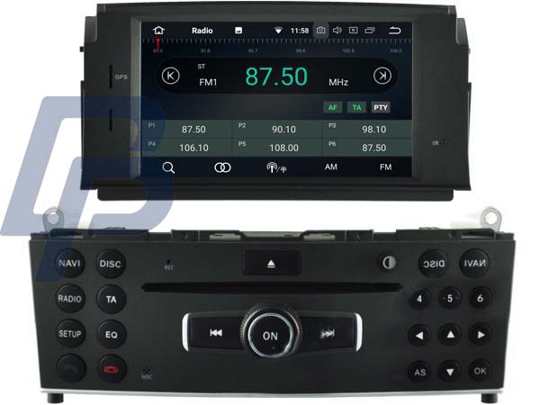 6.2" MERCEDES-BENZ C CLASS ANDROID 13 HEADUNIT - 3