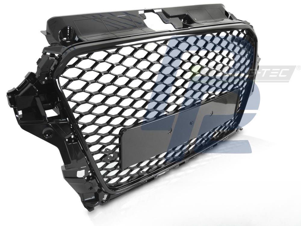 Grille Sport Style Gloss Black PDC for Audi A3 8V 2012–2016 - 2