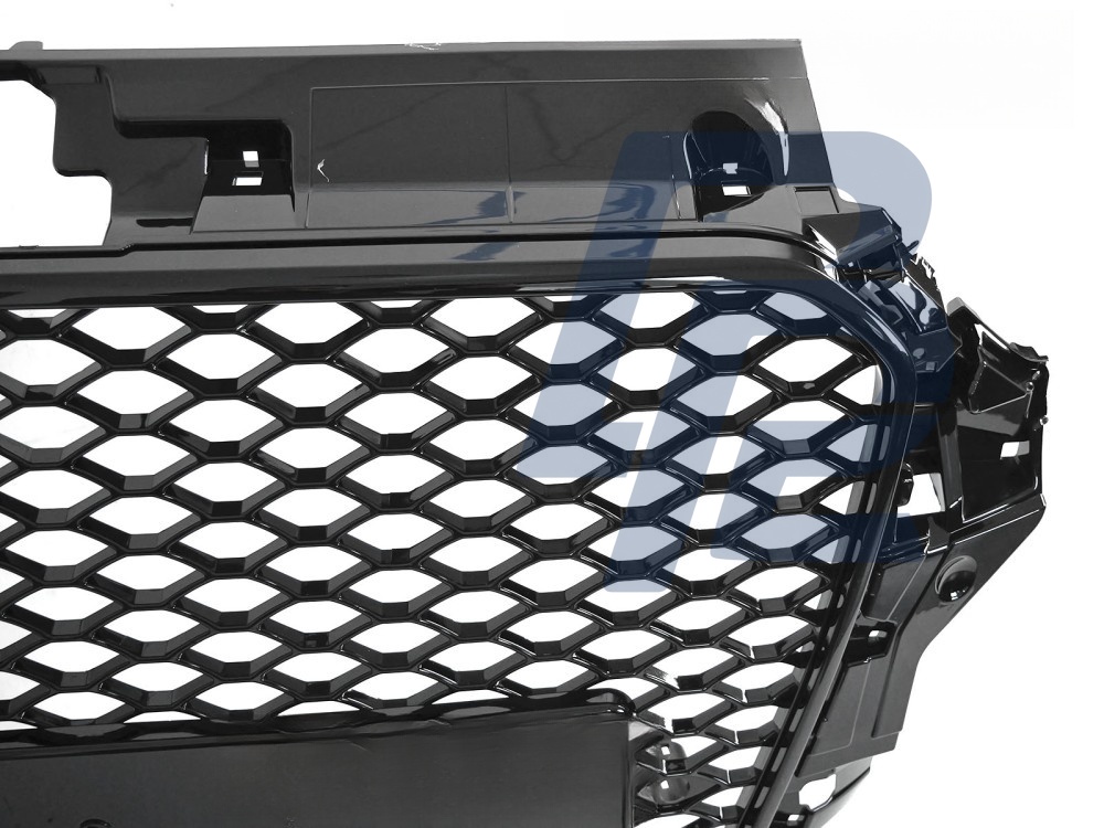 Grille Sport Style Gloss Black PDC for Audi A3 8V 2012–2016 - 4