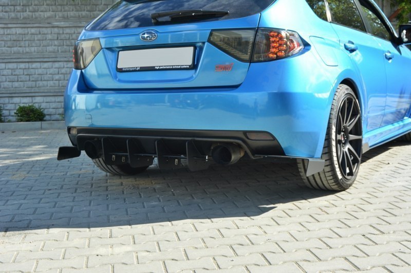 REAR DIFFUSER SUBARU IMPREZA WRX STI 2009-2011 - 2