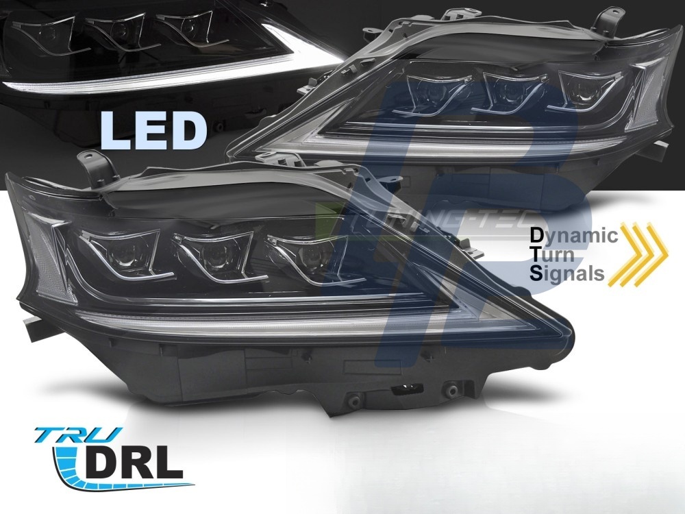 Headlights Lexus RX 2012–2015 LED Black - 3