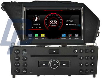 7" MERCEDES BENZ GLK MODELLANPASSAD ANDROID HUVUDENHET