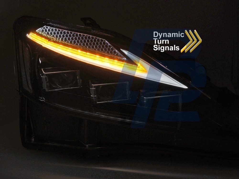 Full LED Headlights Lexus IS 2006–2013 LED Black - 5
