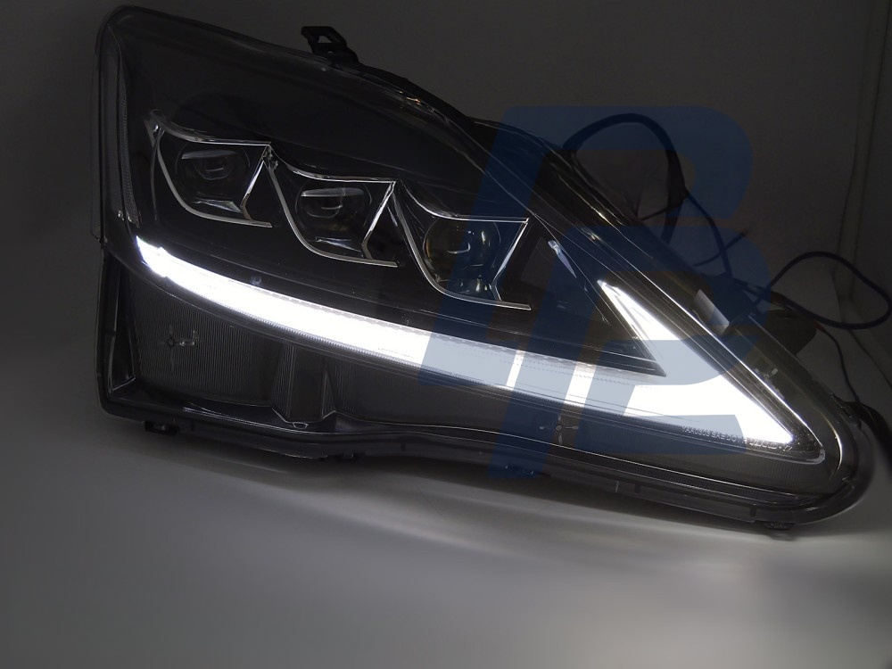 Full LED Headlights Lexus IS 2006–2013 LED Black - 2