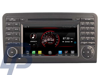 7" MERCEDES-BENZ ML 320/ML 350/GL X164 MODELLANPASSAD ANDROID 13 HUVUDENHET