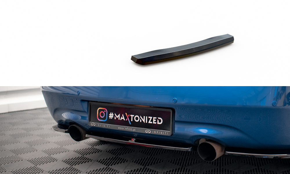 Central Rear Splitter Infiniti G37 Coupe