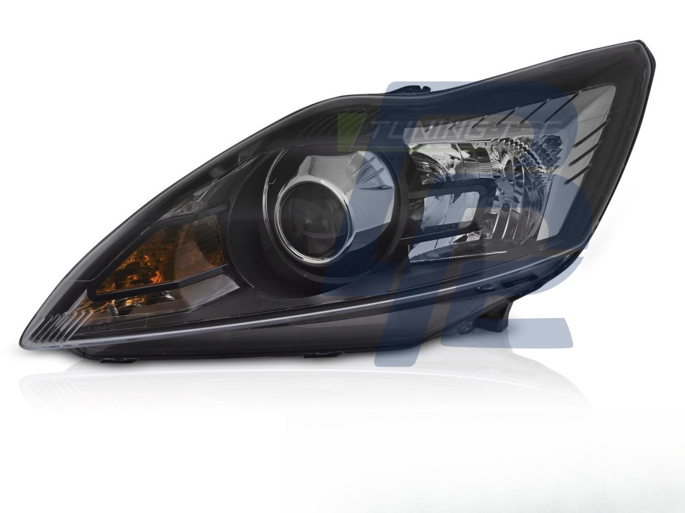 Xenon Headlight Black Left Side TYC for Ford Focus MK2 2008–2010 - 4