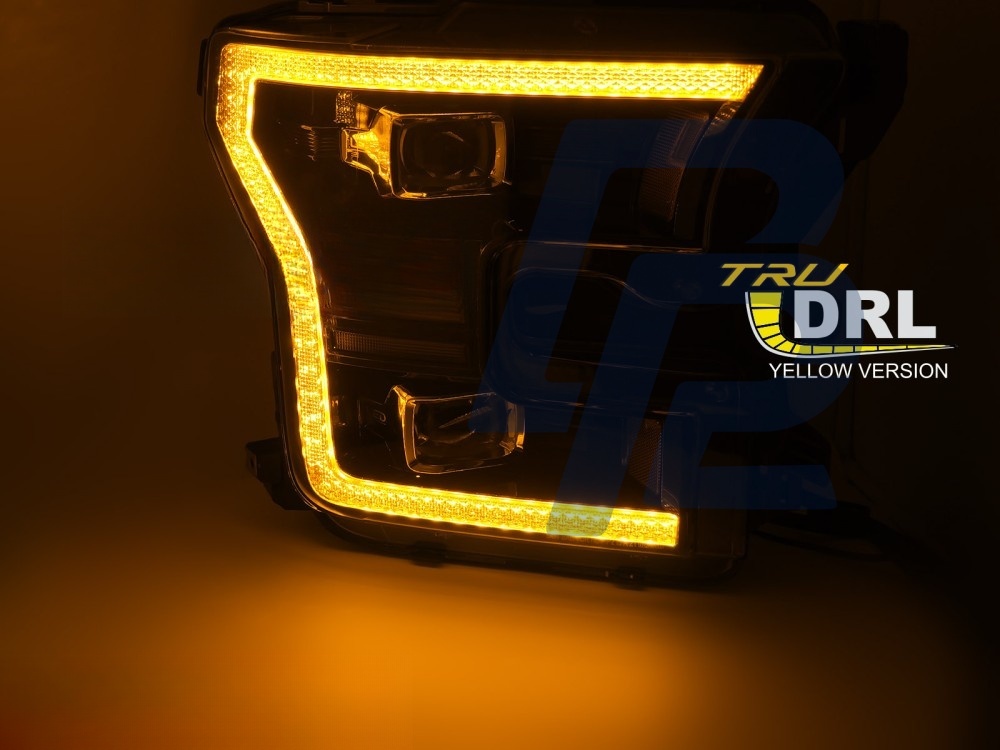 Headlights LED Black for Ford F150 MK13 2014–2017 - 2