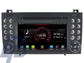 7" BENZ SLK200/SLK280 SLK350/SLK55 2004-2012 MODELLANPASSAD ANDROID 13 HUVUDENHET
