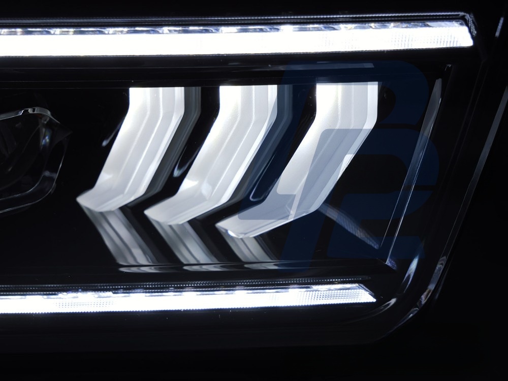 Headlights Tube LED Black for Ford Mustang 2004–2009 - 3