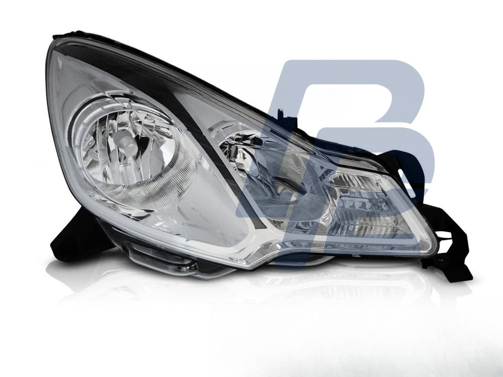 Headlight Chrome Right Side TYC for Citroen DS3 2010–2014 - 2