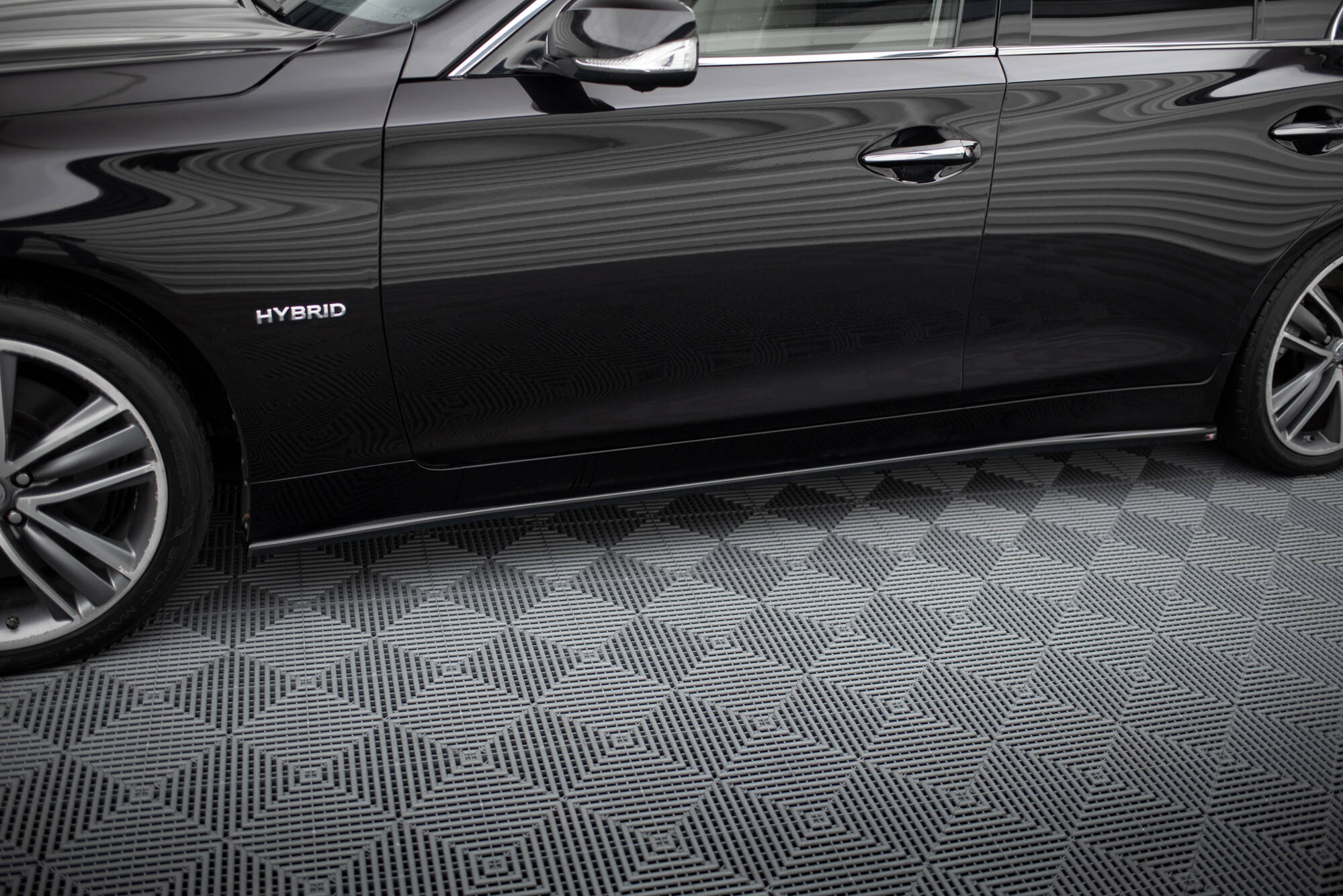 Side Skirts Diffusers V.2 Infiniti Q50 S Mk1 - 3