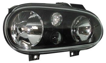 VW GOLF IV SVARTA 97-03 EXCL. DIMLJUS STRÅLKASTARE