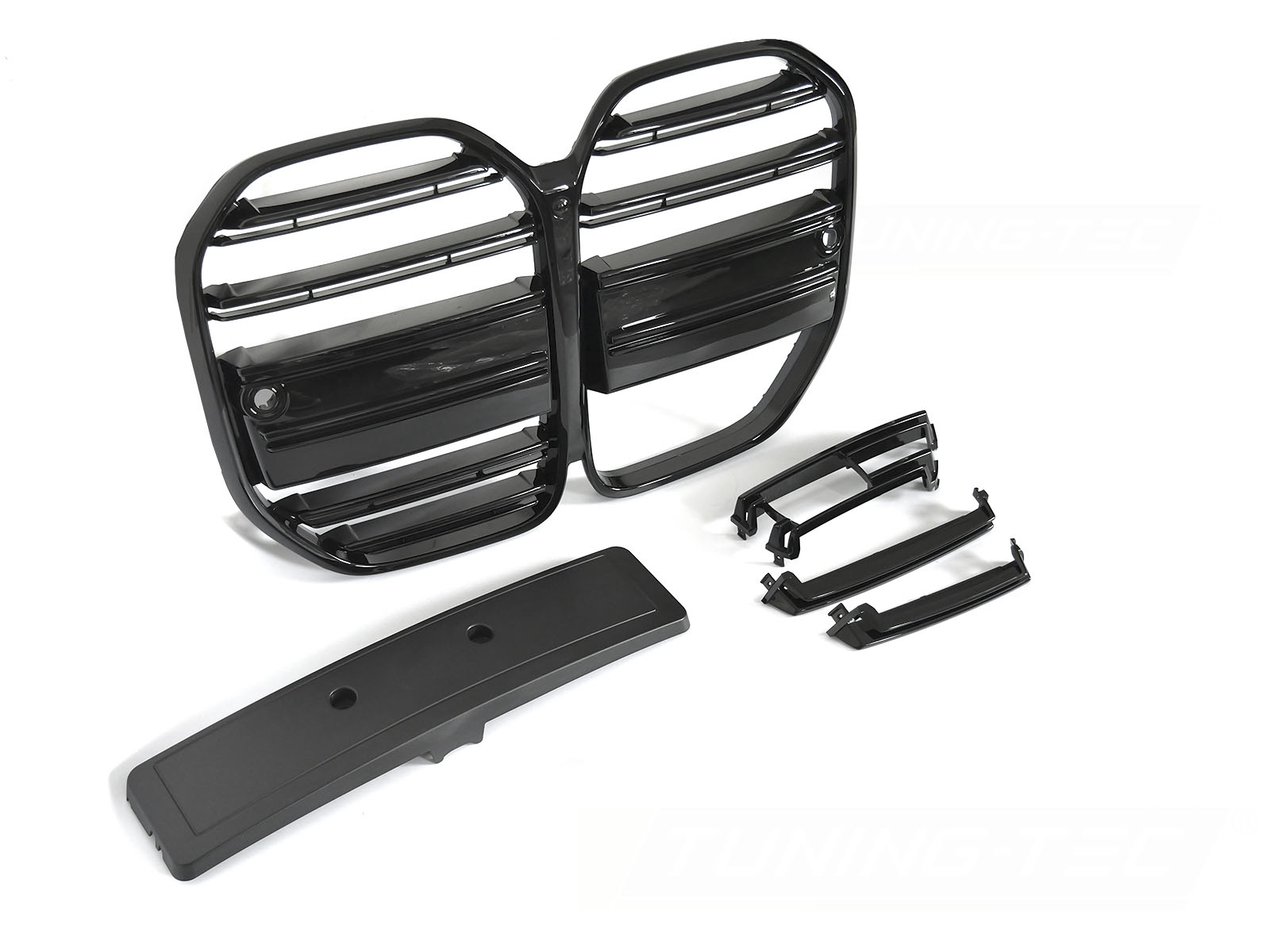 GRILL BLANK SVART TILL BMW G22 G23 2020-2024