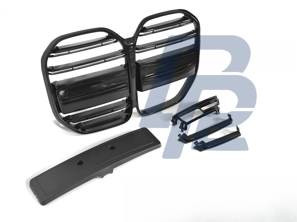 Grille Gloss Black for BMW G22 G23 2020–2024 - 4
