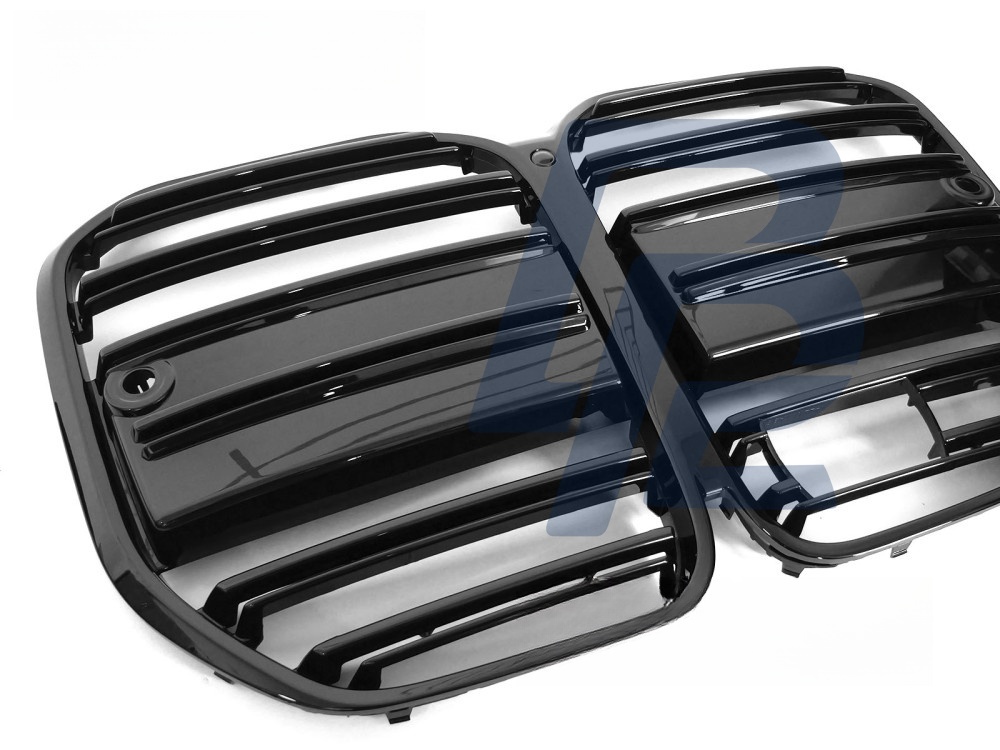 Grille Gloss Black for BMW G22 G23 2020–2024 - 3