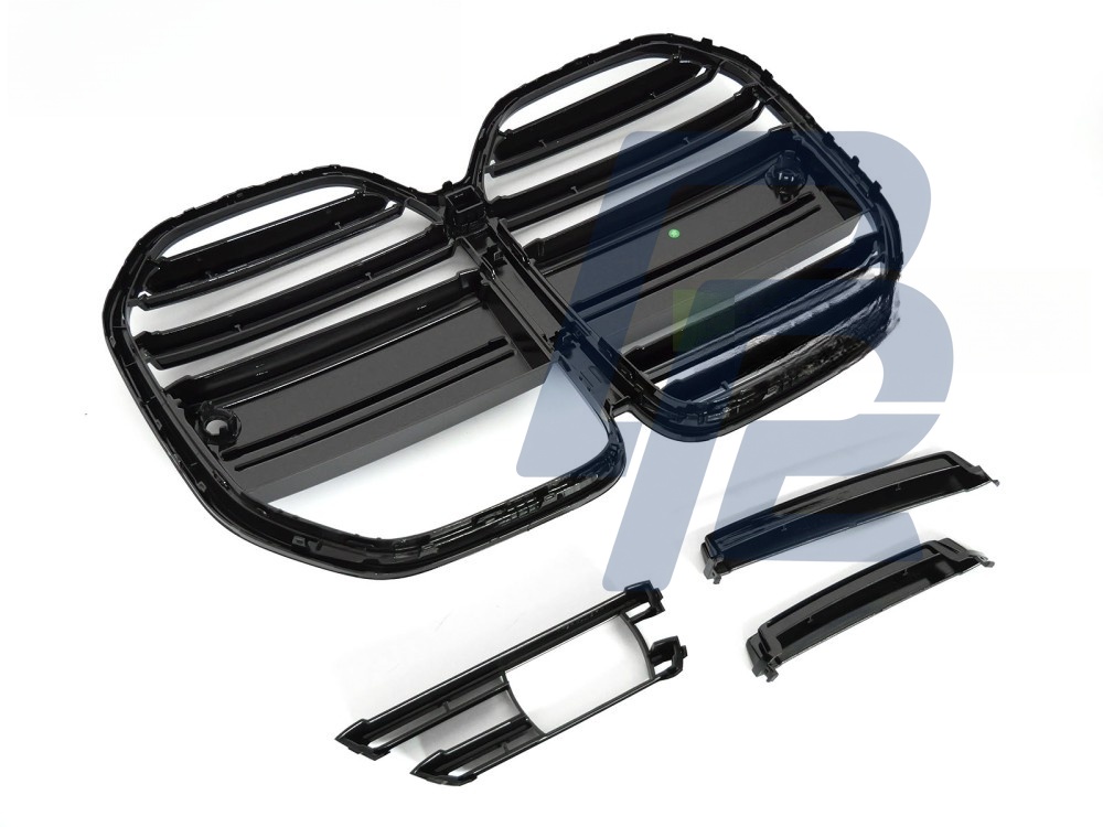 Grille Gloss Black for BMW G22 G23 2020–2024 - 6