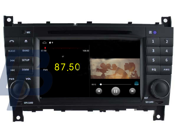 7" MERCEDES-BENZ C CLASS ANDROID 13 HEADUNIT - 4