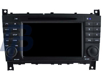 7" MERCEDES-BENZ C CLASS MODELLANPASSAD ANDROID 13 HUVUDENHET