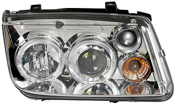 VW BORA 99-05 CHROME ANGELEYE HEADLIGHTS