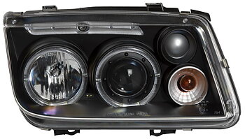 VW BORA 99-05 BLACK ANGELEYE HEADLIGHTS