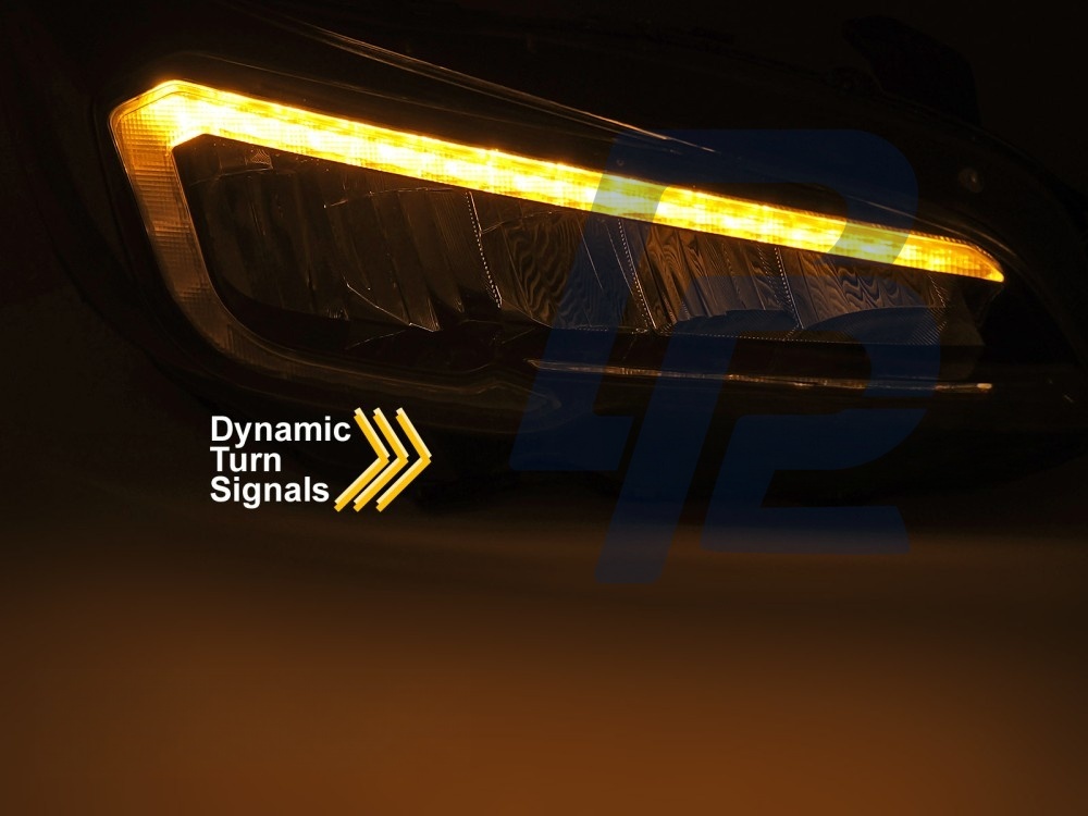 Headlightstube LED Black for Subaru WRX 2014–2022 - 5