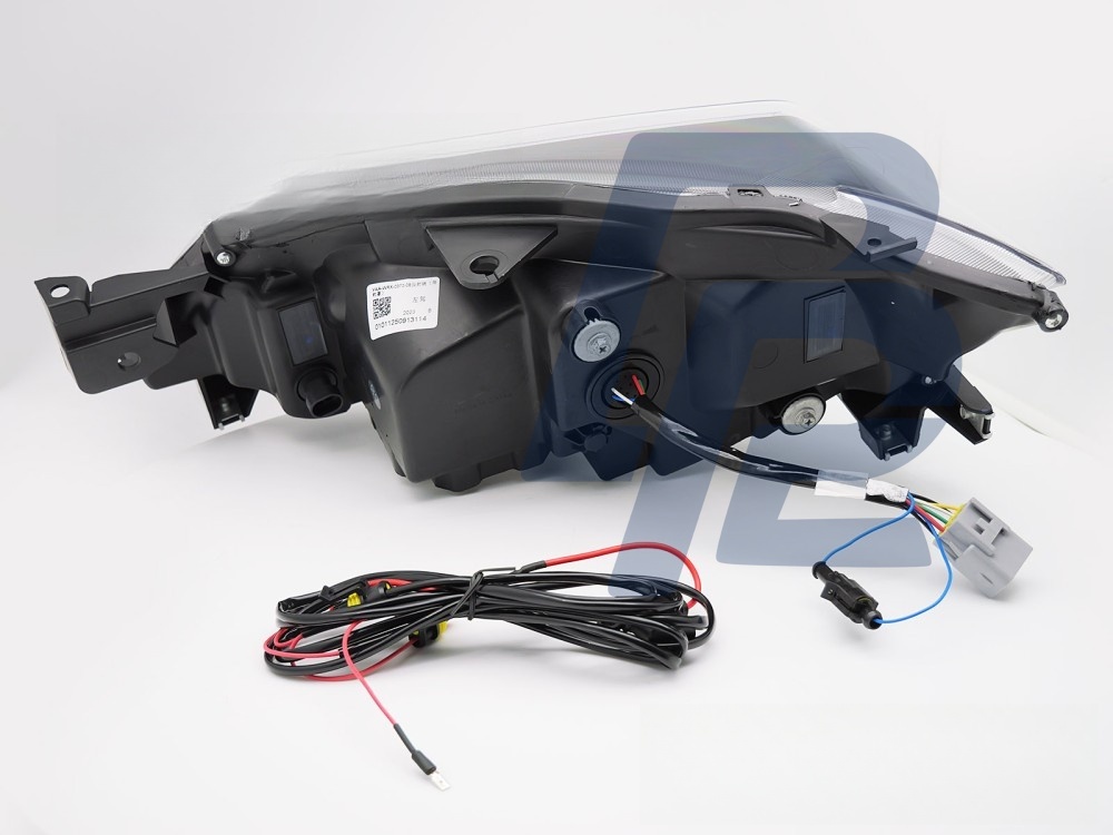 LED Tube Light Headlights Black for Subaru WRX 2008–2014 - 4