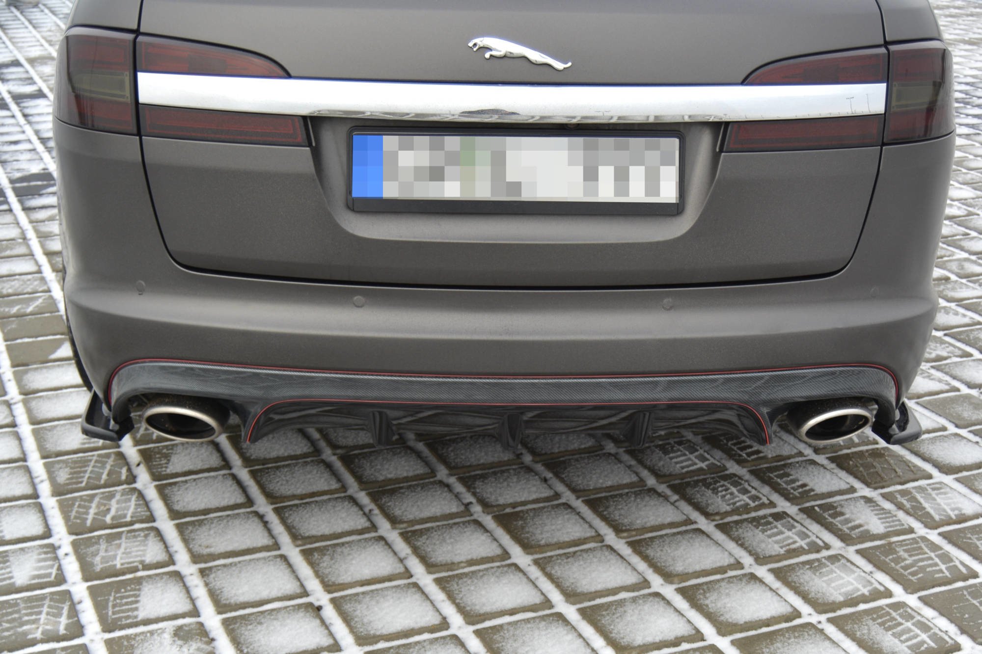 Rear Side Splitters Jaguar XF (X250) MK1 Sportbrake S-pack (2012-2015) - 2