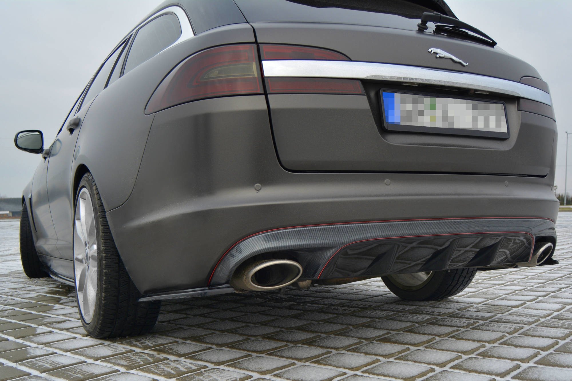 Rear Side Splitters Jaguar XF (X250) MK1 Sportbrake S-pack (2012-2015) - 3