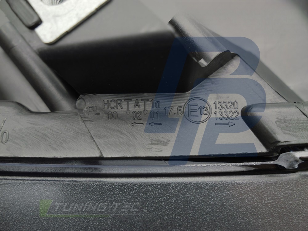 Right Headlight Black H7 TYC for VW Polo 6R 2009–2014 - 4