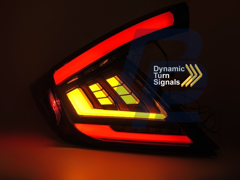 LED Tail Lights Smoked for Honda Civic X 2016–2021 Hatchback - 4