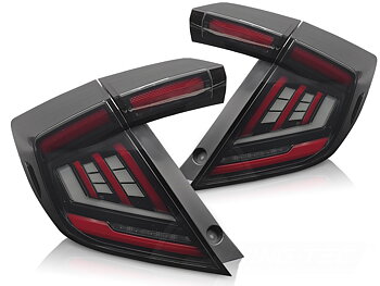 LED-BAKLYKTOR TONAD TILL HONDA CIVIC X 2016-2021 HALVKOMBI