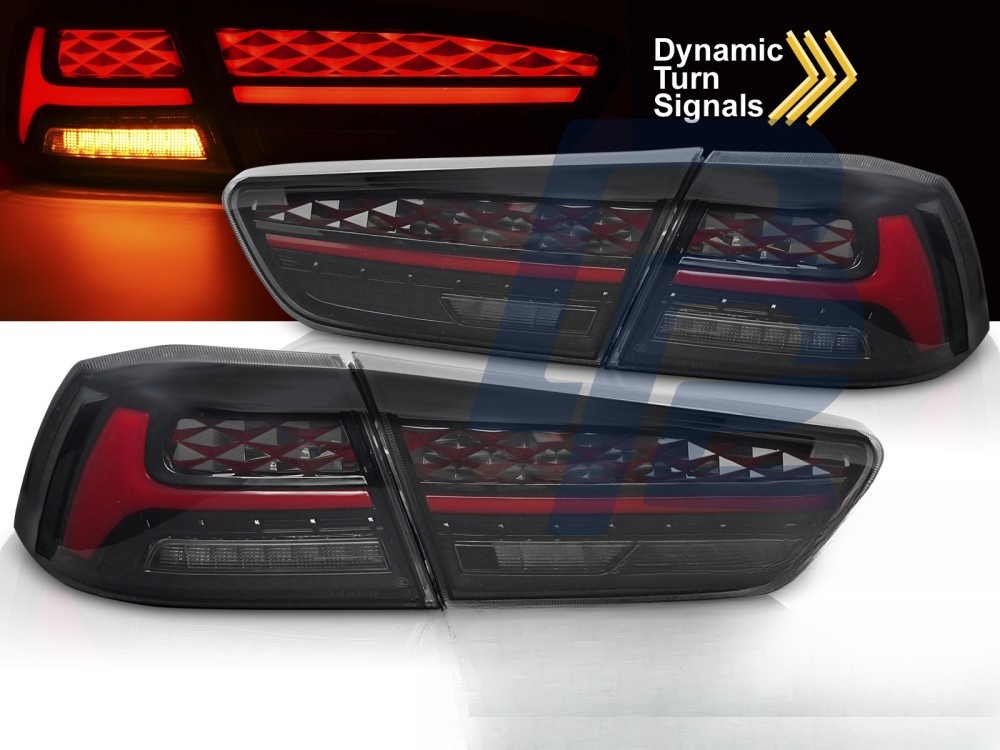 LED Tail Lights Red for Mitsubishi Lancer 8 Saloon 2008–2016 / Lancer Evolution X 2007–2016 - 4