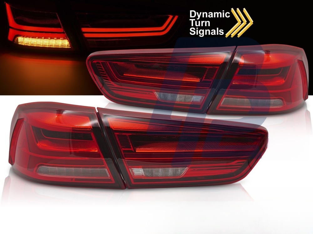 LED Tail Lights Red for Mitsubishi Lancer 8 Saloon 2008–2016 / Lancer Evolution X 2007–2016 - 4